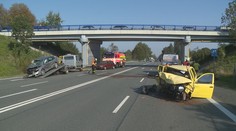 Obří nehoda u Frýdku-Místu. Po srážce pěti aut několik zraněných
