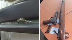 Na policejní služebnu někdo položil funkční granát!