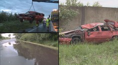 TRAGICKÁ NEHODA: Muž vjel s Volvem do louže, dostal smyk a zemřel!