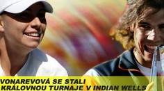 Nadal a Zvonarevová ovládli turnaj v Indian Wells