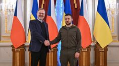 Česká vláda jednala v Kyjevě, slíbila další pomoc. Fiala obdržel od Zelenského řád