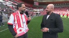 Slávista Kalkulátor u mikrofonu. Vysvětlil, za co ho sjel Tomáš Řepka