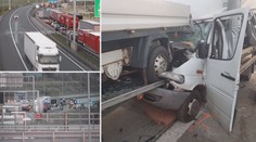 Vážná nehoda na Pražském okruhu, doprava zkolabovala