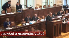 Vláda jednání o nedůvěře přežila, opozice sehnala jen 47 hlasů!