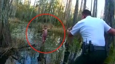 Šokující video ze záchranné akce. Ztracenou holčičku našli v bažině