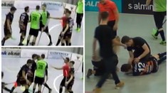 Nechutný útok při play off v Brně! Drsná hlavička, pak zlomený nos