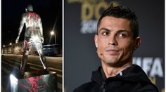 Další rána pro Ronalda: Z jeho sochy udělali Messiho!