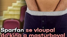 Sparťan se vloupal do kina a masturboval na schodech