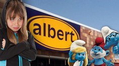 Supermarket Albert zklamal děti, slíbené šmoulí hračky už nedostanou