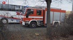Řidič s dodávkou v Praze narazil čelně do stromu. Není jasné proč