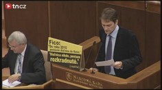 VIDEO: Fico je jako Hitler, uráželi se slovenští poslanci