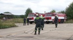 Hasiči trénovali na Andule, jak bojovat s plameny