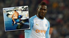 Šílená sázka Balotelliho: Majitele baru donutil sjet na skútru do moře!