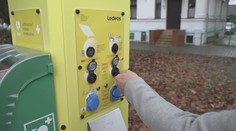V Doubravicích je nový stojan na kola. Kromě dofouknutí umí i zachraňovat životy