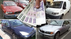 Exekutoři rozprodávají auta: Bavorák za 25 tisíc, focus za 14