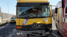 Na D1 byly kvůli nehodě dlouhé kolony, dálnice už je průjezdná
