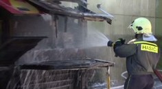 Požár luxusního autobusu na D1: zbylo jen torzo