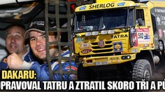 DAKAR: Loprais opravoval tatru a ztratil skoro tři a půl hodiny