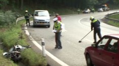 Dvě nehody motorkářů kousek od sebe. Jeden zahynul