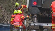 Trať u Hluboké má výluku. Opravy potrvají až do Štědrého dne