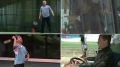 Všestranní Putin a Medveděv: Badmintonisté nebo traktoristi? VIDEA