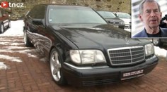 Tohle je luxusní Havlův MERCEDES! Je k mání za 170 tisíc. Podívejte se i na další jeho káry