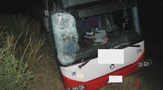 Chci řídit, vytáhl mladík v autobuse sekeru a nůž! Pak havaroval