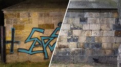 Odstranění graffiti z Karlova mostu bylo neodborné, pilíř může být poškozen
