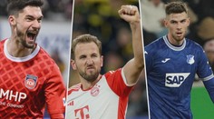 Bundesliga nabídla úžasné góly. Parádním trefám zdálky vévodí Harry Kane