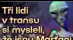 Hypnotizér-pako omdlel. Tři lidi v transu si mysleli, že jsou Marťani