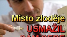 Místo zloděje usmažil sám sebe
