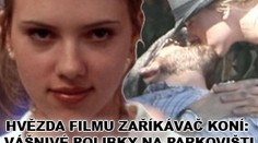 Hvězda filmu Zaříkávač koní: vášnivé polibky na parkovišti