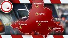 SJÍZDNOST SILNIC: Na jižní Moravě na mnoha místech kryje silnice nebezpečná ledovka