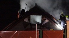 Rekonstruovaná chata lehla popelem, škoda dva a půl miliónu