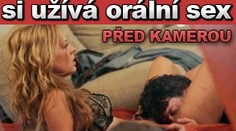 Ruská krasavice si užívá orální sex. Před kamerou