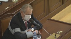 Zeman: Vládu sestaví vítězná strana. Mluvil i o rozvolnění a očkování