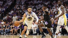 Obhájci titulu v NBA jdou dál. Golden State vystřílel postup 50bodový Curry