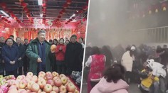 Exploze na trhu, kam zavítal Si Ťin-pching: Videa z internetu náhle zmizela