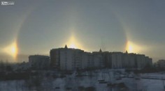 Tři Slunce nad obzorem? V Moskvě nic nemožného, dokazuje VIDEO