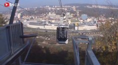 V Ústí mají novou lanovku. Zatím vozí pivo