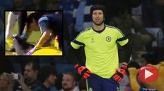 Courtois se zranil, ČECH musel do branky! Chelsea - Arsenal 2:0