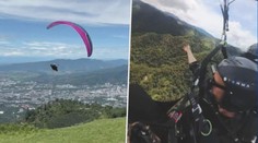 VIDEO: Paraglidisté shazovali z nebe "bomby". Je to pro dobro přírody, tvrdí