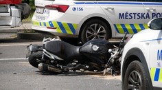 VIDEO: Tragická nehoda v Praze. Srážku s autem motorkář nepřežil