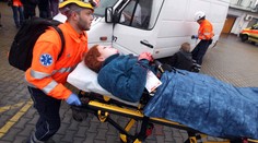 Dívka vběhla přímo pod jedoucí auto, náraz ji vymrštil na chodník!
