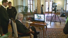 Vánoční poselství prezidenta Miloše Zemana! Takhle to vypadalo v ZÁKULISÍ