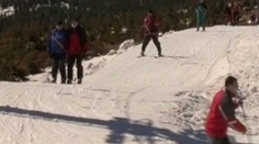 I v horku se v Krkonoších lyžovalo