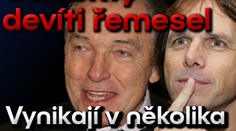 Celebrity "devíti řemesel" vynikají v několika oborech. Znáte je?