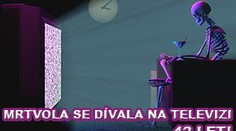 Mrtvola se dívala na televizi 42 let
