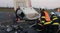 Smrt čtyř lidí na Písecku: Kamion vjel z vedlejší osobáku do cesty