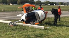 U dálnice D46 spadl malý letoun, pilot se zranil. Ovlivnilo to i provoz!